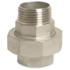 KLASEBO® Gewindefitting Edelstahl Verschraubung 1 1/2" IG x 1 1/2" AG konisch