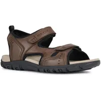 Geox Herren Uomo Sandal Strada A Sandalen 45 EU Braun Coffee C6009 - 45 EU