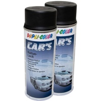 Lackspray Spraydose Sprühlack Cars Dupli Color 652240 schwarz seidenmatt 2 X 400 ml