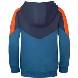 TROLLKIDS Flekkefjord Jacke Nordic Blue/Flame Orange 128