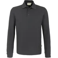 Hakro Longsleeve-Poloshirt Mikralinar® anthrazit