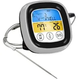 Digitales Fleischthermometer Für Backofen, Grill, Küche, Speisenzubereitung Mit 1 Sonde Und Timer (wasserdichte Sonde)