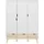 VCM Kleiderschrank Napoli 200 x 147 x 58 cm Weiß