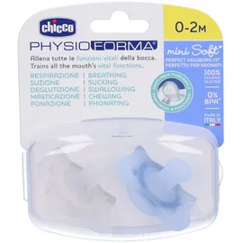 Chicco MINI SOFT", ROSA, 0-2M, 100% SILIKON, 2 ST. mehrfarbig