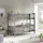 masseno Etagenbett Lucia 80 x 160 cm Kiefer massiv grau
