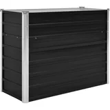 vidaXL Garten-Hochbeet verzinkter Stahl 100 x 40 x 77 cm Anthrazit