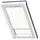 VELUX Dachfensterrollo DKL CK06 1025 uni weiß/aluminium