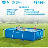 Intex – Schwimmbecken mit rechteckigem Rahmen – 300 x 200 x 75 cm – im Lieferumfang enthalten Accessoire CB97