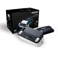 Omron Complete smartes Blutdruck- - EKG-Messgerät«, Jetzt 1 Jahr OMRON connect Premium Abonnement GRATIS, schwarz