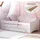 Kids Collective Kinderbett weiß Pink, Holzwerkstoff, 80x180 cm, Kinder- & Schublade | Prinzessin Sofa Couch Bett umbaubar rosa - Weiß,