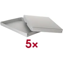 Falken Aufbewahrungsbox PURE Box PRO A3 32 x 44 x 4 cm 5-tlg. weiß