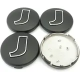 4xOriginal Rondell Nabendeckel Rod Felgendeckel Nabenkappe Schwarz Matt 60mm 2570-00