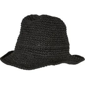 URBAN CLASSICS Braid Bast Fischerhut Black One Size