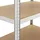 Juskys Lagerregal Metall 180 x 90 x 40 cm Silber