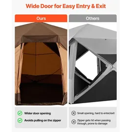 Vevor Campingzelt 6 Personen Pop-Up-Zelt