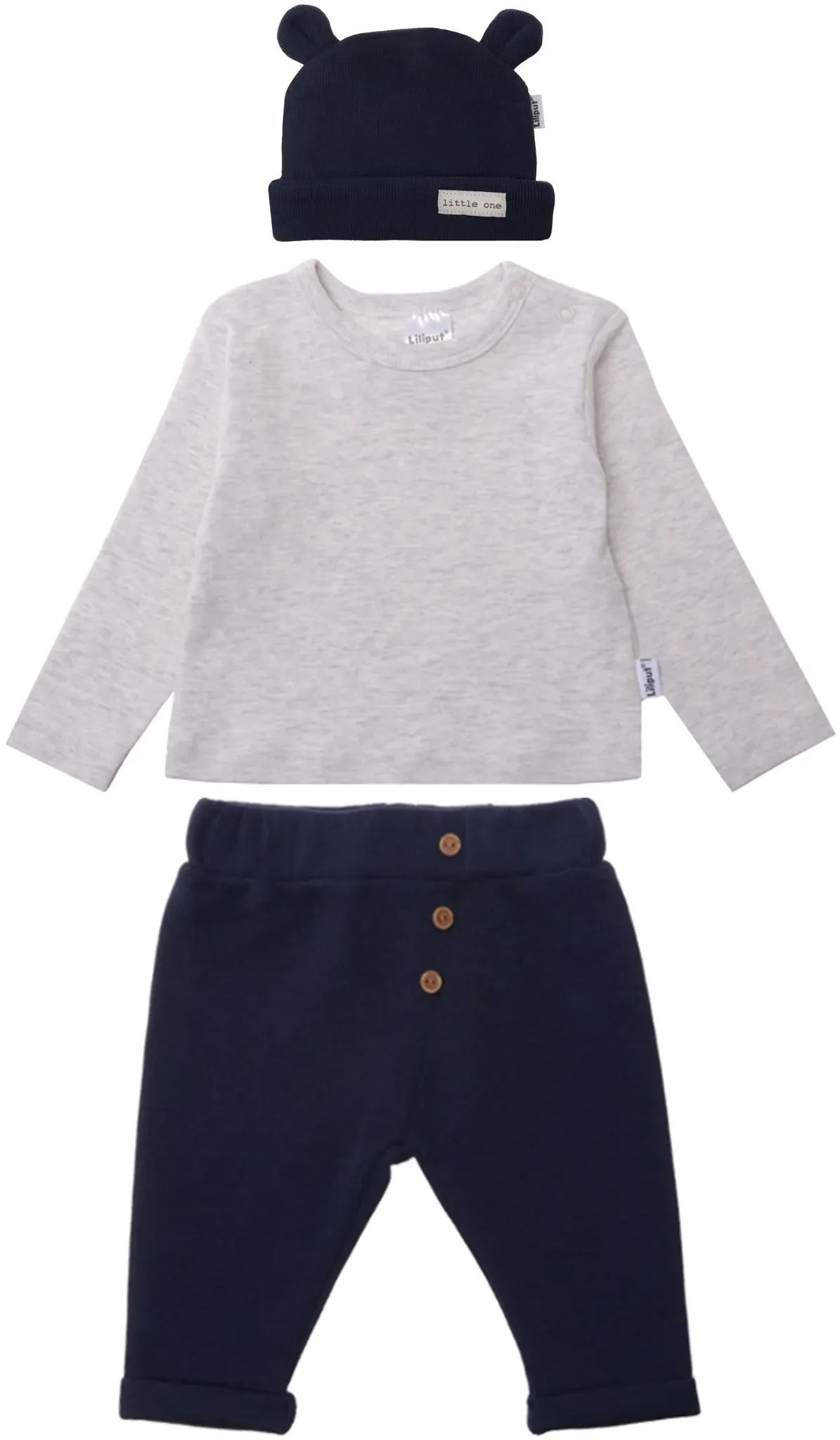 Erstausstattungspaket LILIPUT, Mädchen, Gr. 62, bunt (mehrfarbig), 80% Baumwolle, 20% Polyester, KOB Set-Artikel Erstausstattungspaket, mit Bärchenmütze, Hose und Langarmshirt