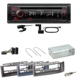 Kenwood KDC-BT450DAB Bluetooth DAB CD Einbauset für Renault Megane Scenic 1