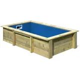 Karibu Pool Large Set mit Sandfilteranlage & Skimmer