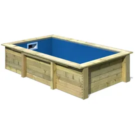 Karibu Pool Large Set mit Sandfilteranlage & Skimmer