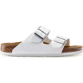 Birkenstock Arizona PROF Birko-Flor schmal weiß 45