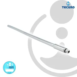 tecuro Sanitärarmaturen Anschlussrohr M10x1 lang - Ø 10 mm x 335 mm - verchromt
