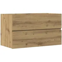 VidaXL Bad-Hängeschrank Artisan-Eiche 80x38,5x45 cm Holzwerkstoff
