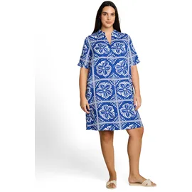 Tom Tailor Druckkleid Sommerkleid Blau 46