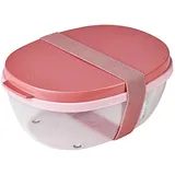 Mepal Salatbox Ellipse Aufbewahrungsbehälter 1300ml vivid mauve