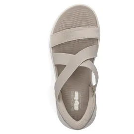SKECHERS Go Walk Flex Sandale Damen Taupe 40