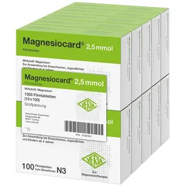 Verla-Pharm Arzneimittel GmbH & Co KG MAGNESIOCARD 2,5 mmol Filmtabletten 10 x 100 St.
