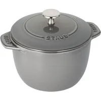 Staub La Cocotte Reis-Cocotte 16 cm, rund, Graphit-Grau, Gusseisen