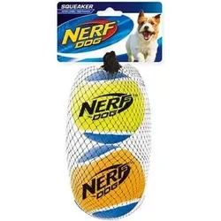 Zeus Nerf Tennisball quietschend groß 2 Stk (Bälle), Hundespielzeug
