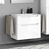 Evineo ineo5 Waschtischunterschrank B: 79 H: 70 T: 47,6 cm, 2 Auszüge, BE0327WH,