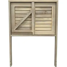 Estexo Balkonhängetisch Balkontisch Hängetisch Klapptisch Balkon Tisch Weiß Klappbar