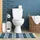 Relaxdays WC-Garnitur Silber