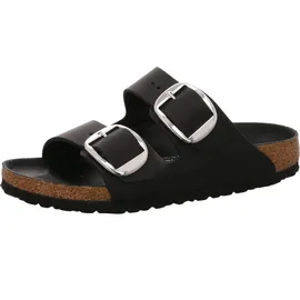 Birkenstock Damen Arizona Big Buckle Sandalen braun, Schwarz(black), 35 EU schmal