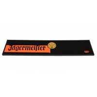 Jägermeister Barmatte Gummimatte Bar Unterlage schwarz orange 13 x 59cm
