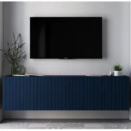 meble lindner Elpis Lowboard 150 cm Marineblau Matt MDF