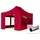 TOOLPORT Faltpavillon 3 x 4,5 m inkl. 4 Seitenteile Rot