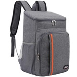 Lixada 18L Kühlrucksack Lunch-Tasche Rucksack, 18L Kühlrucksack isolierte Tasche Auslaufsicher, Picknickrucksäcke für Picknick, Arbeit, Reisen, Camping, Wandern, Ausflügen, BBQ, Männer Frauen