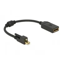 DeLock 62638 DisplayPort-Kabel 0,25 m Mini DisplayPort Schwarz