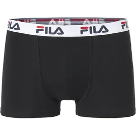 Fila Boxershorts unifarben schwarz L 3er Pack