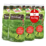 Höfer Chemie 4x 5 kg VERDURMAX® Rasendünger Frühling / Sommer