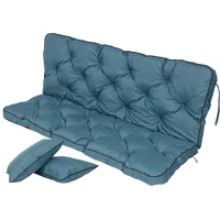 TexDeko TexDeko® Bankauflage mit Rückenlehne für Hollywoodschaukel 130 x