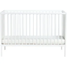Beliani Babybett Zama 60 x 120 cm) Weiß