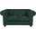 Home Affaire Chesterfield Sofa Mikrofaser 2-Sitzer Grün
