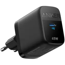 Anker 313 Charger (45W), PD/PPS schwarz, Netzteil, USB-C, Sicherheitsfunktionen