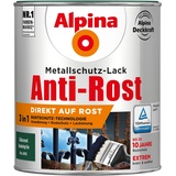 Alpina Anti-Rost Metallschutz-Lack 750 ml glänzend dunkelgrün