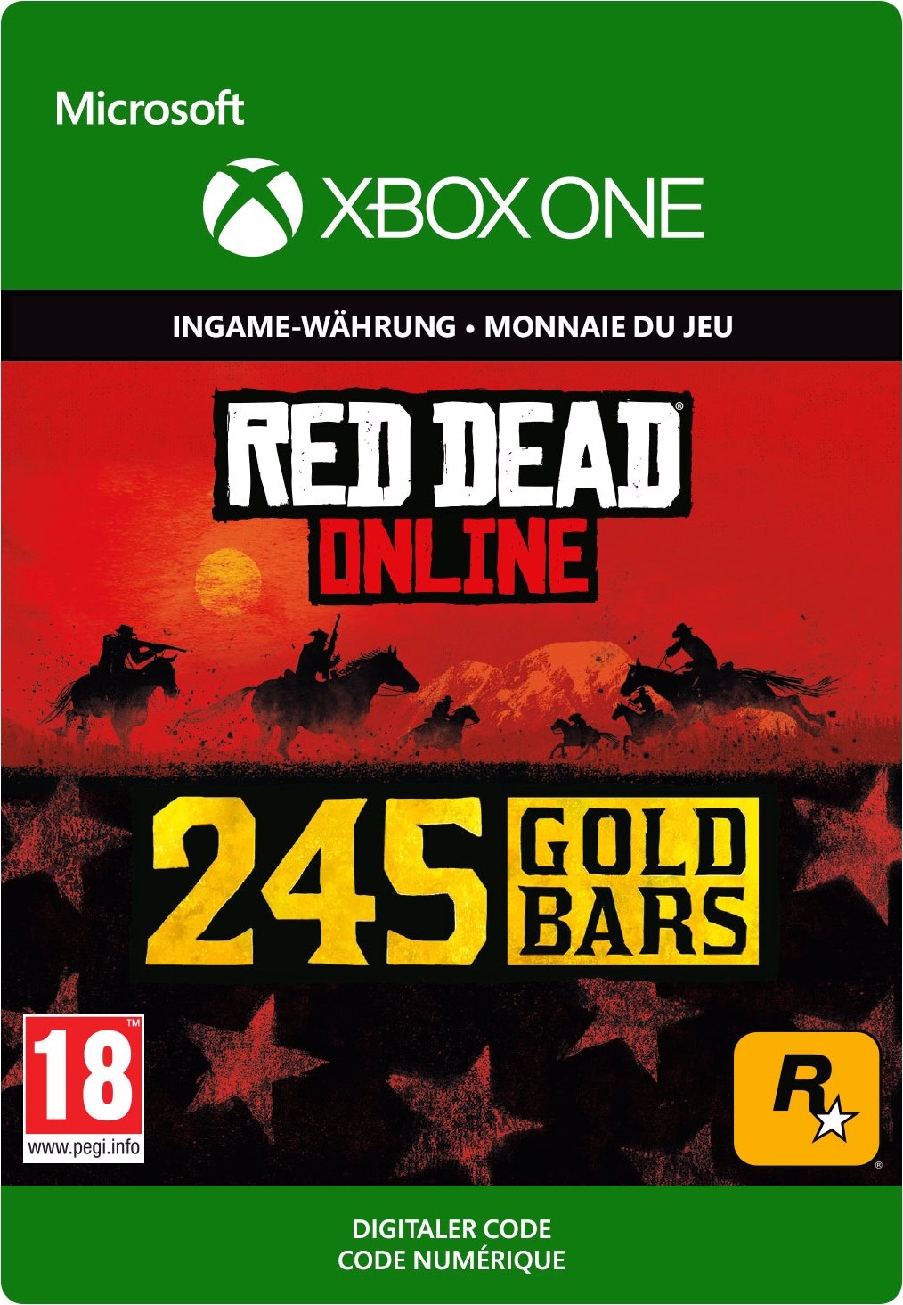 Microsoft Red Dead Redemption 2: 245 Gold Bars, Ingame Währung