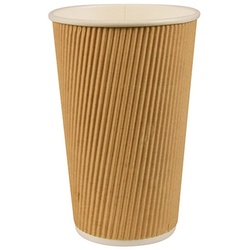 PAPSTAR Einwegbecher 500 Stück Einweg-Kaffeebecher, Pappe pure, 0,4 l, doppelwandig